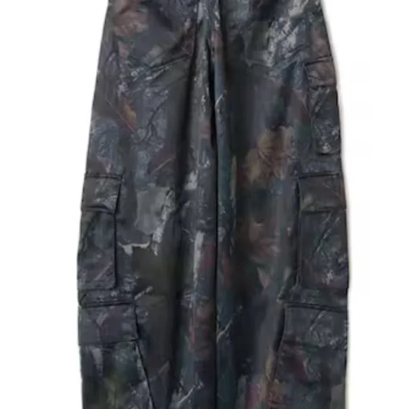 adidas Abstract Camo Cargo Pants in Blue and Green - Picture 5 of 8